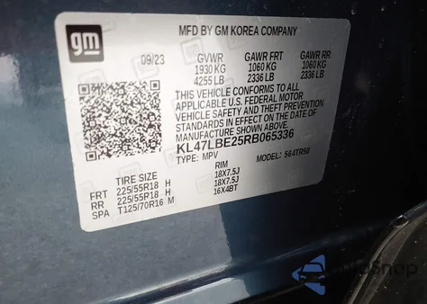 2024 Buick Envista Sport Touring Fwd z USA, uszkodzony, nr VIN KL47LBE25RB065336